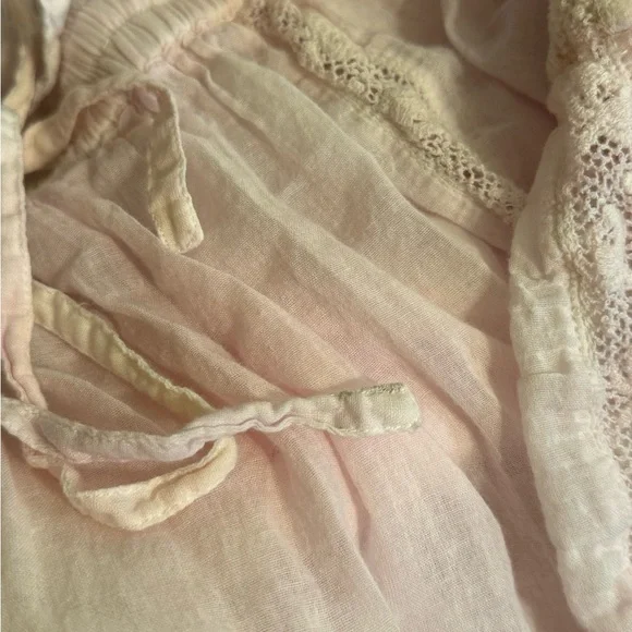 loveshackfancy floral lace pink and yellow skirt - Picture 6 of 7